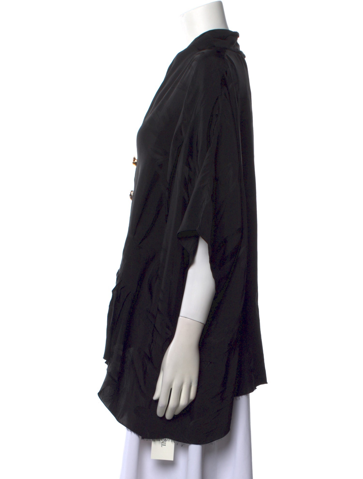 Balenciaga 2021 Silk Button-Up Top