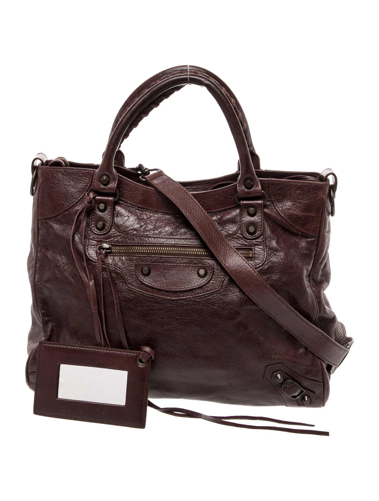 Balenciaga Leather Motocross Classic City