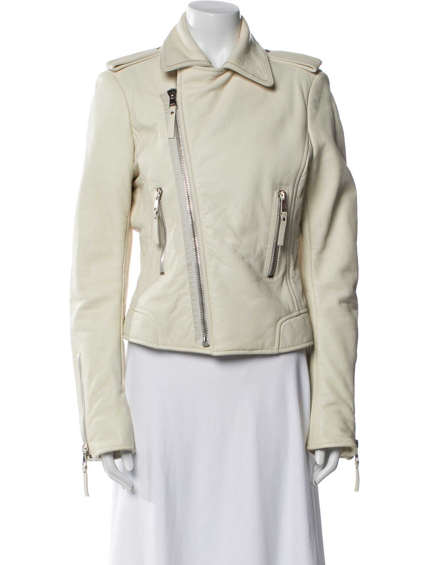 Balenciaga 2012 Leather Biker Jacket