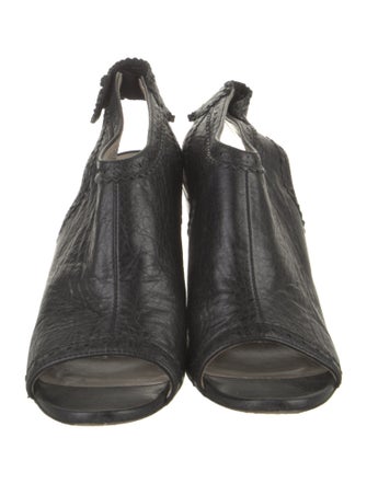 Balenciaga Leather Slingback Sandals
