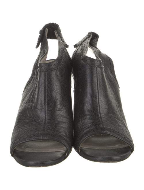 Balenciaga Leather Slingback Sandals