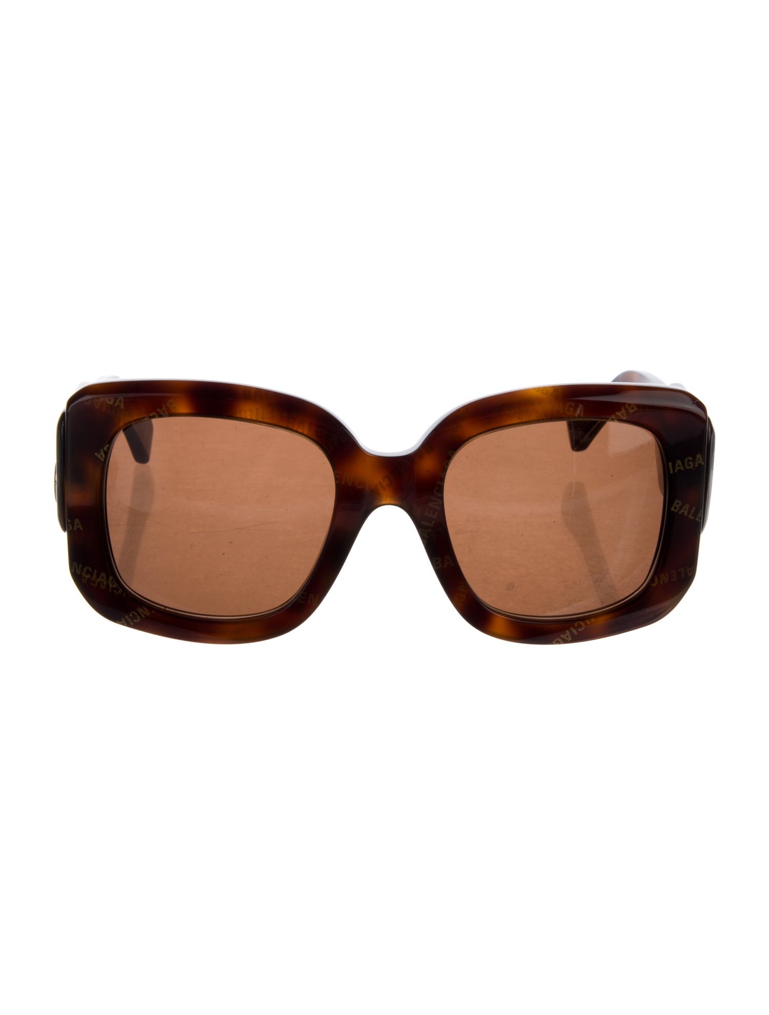 Balenciaga Square Tinted Sunglasses