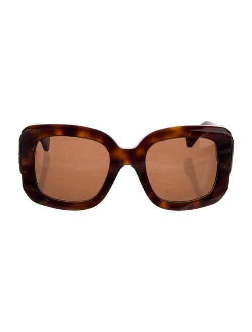 Balenciaga Square Tinted Sunglasses