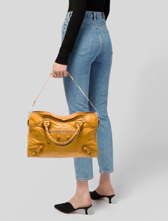 Balenciaga Leather Motocross City Giant