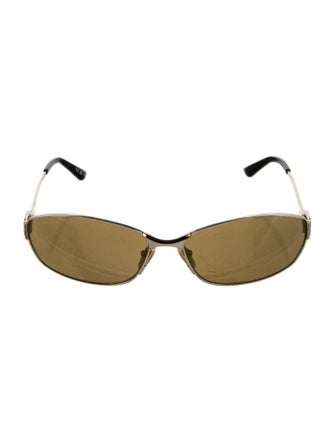 Balenciaga Square Tinted Sunglasses