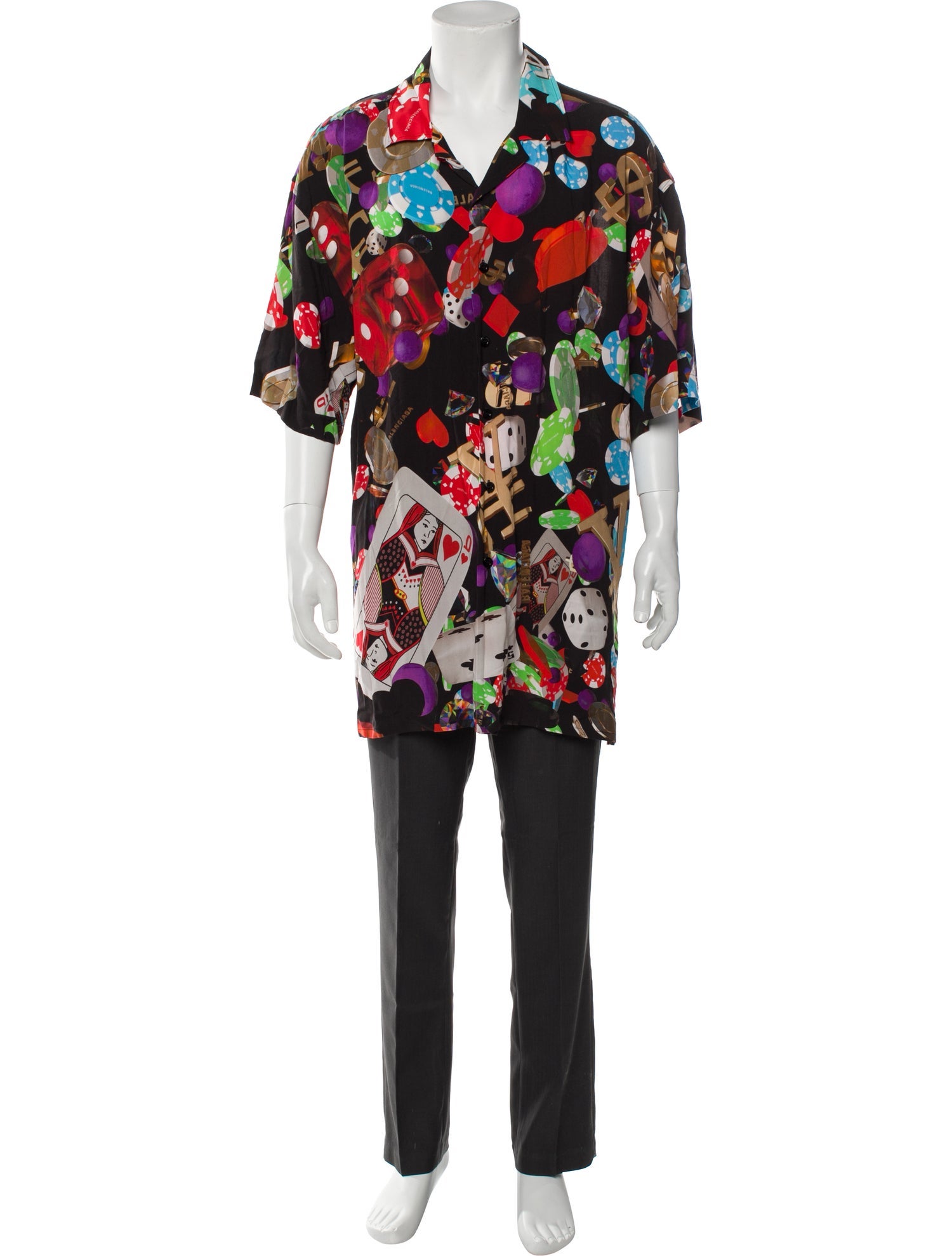 Balenciaga 2018 Printed Shirt