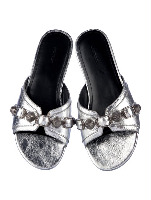 Balenciaga Arena Leather Slides
