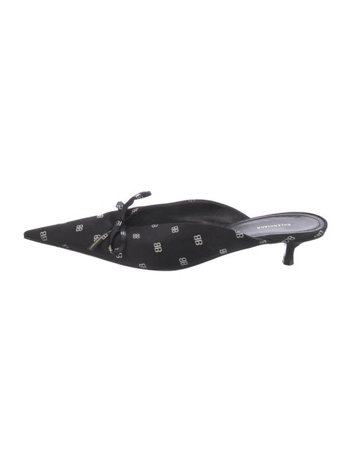 Balenciaga Satin Printed Mules