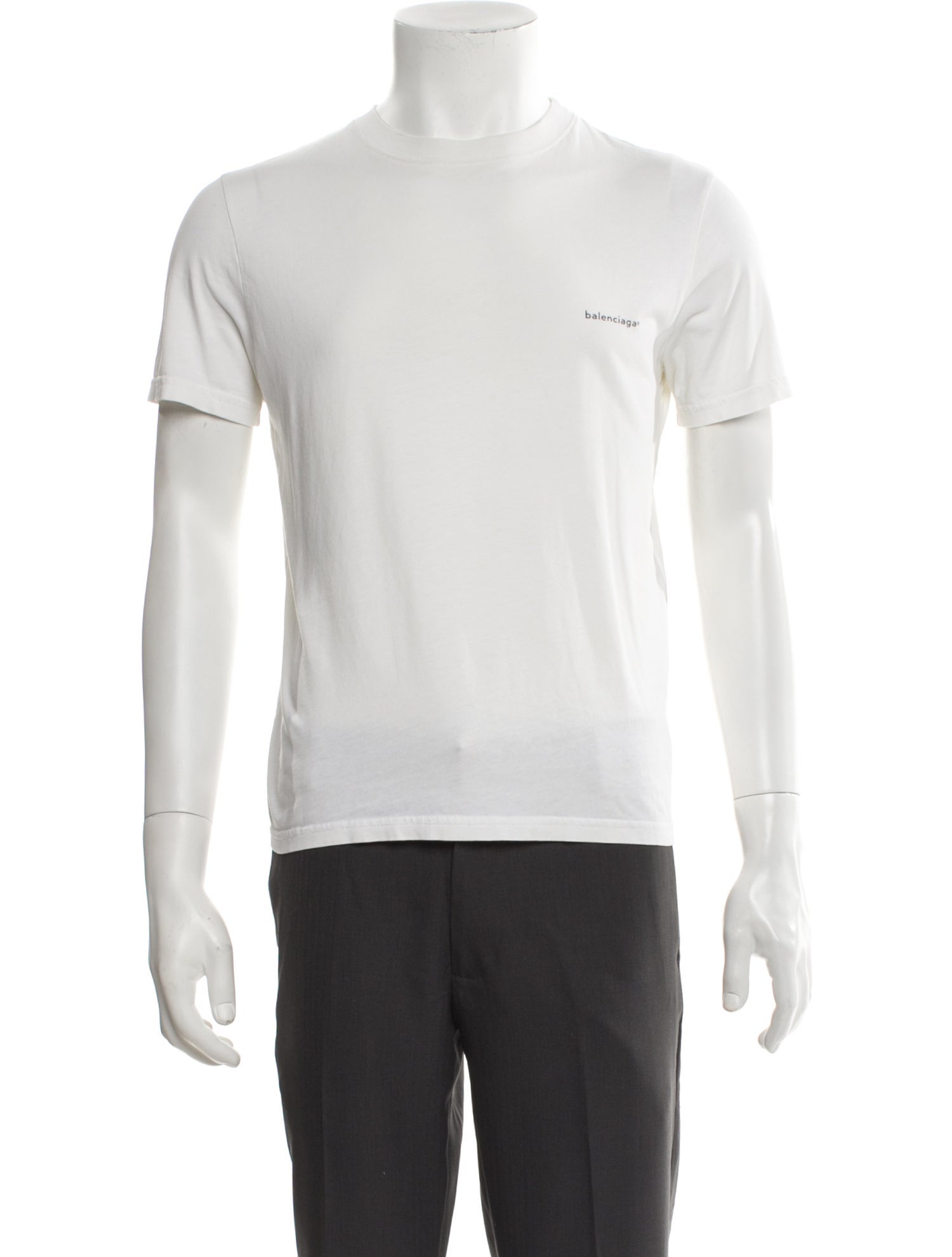 Balenciaga Small Copyright Logo Crew Neck T-Shirt