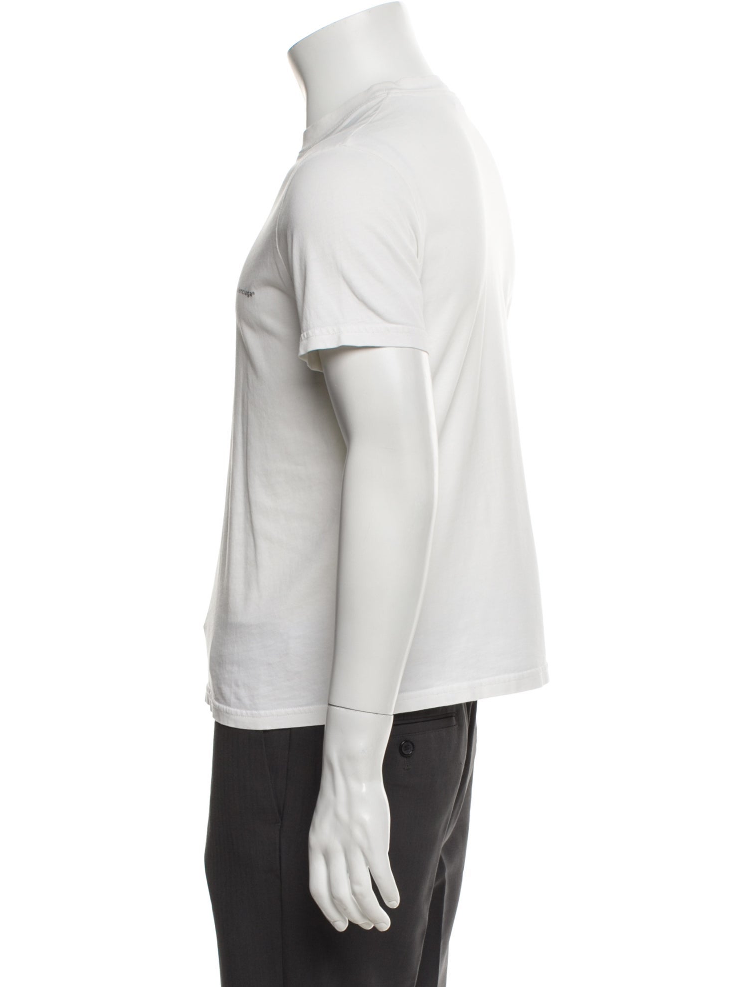 Balenciaga Small Copyright Logo Crew Neck T-Shirt