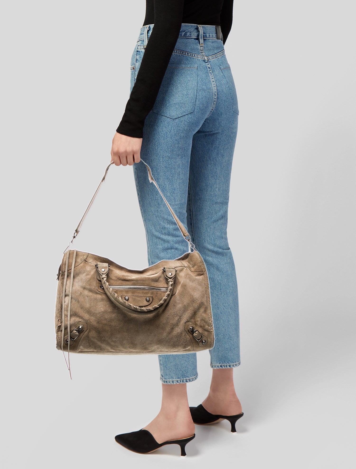 Balenciaga Suede Motocross Classic City