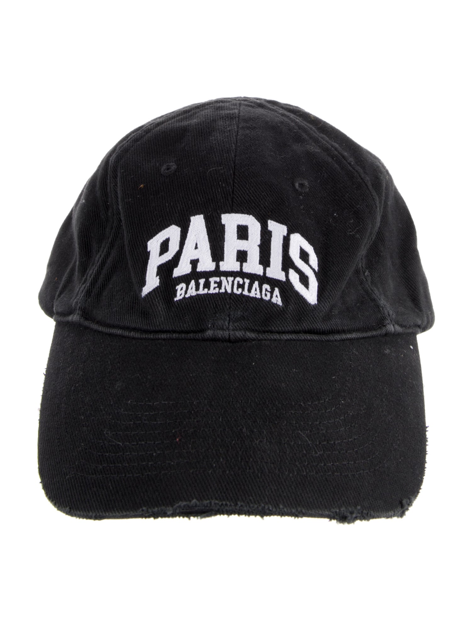 Balenciaga black and white baseball cap