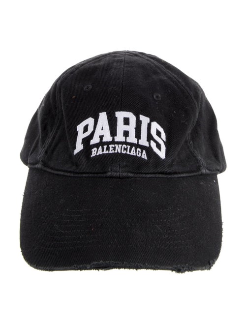 Balenciaga black and white baseball cap