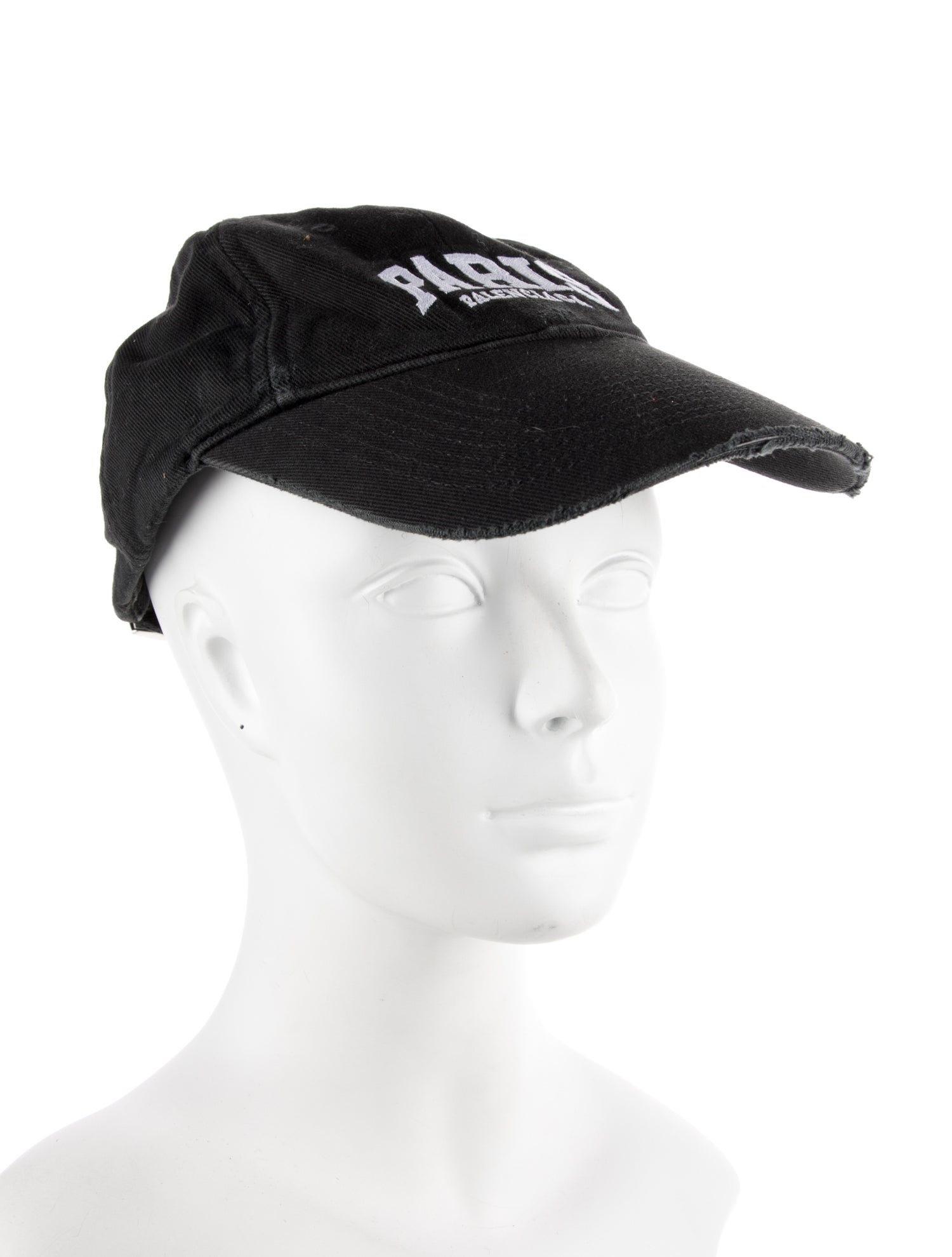 Balenciaga black and white baseball cap