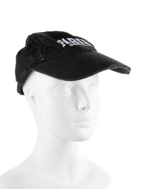 Balenciaga black and white baseball cap