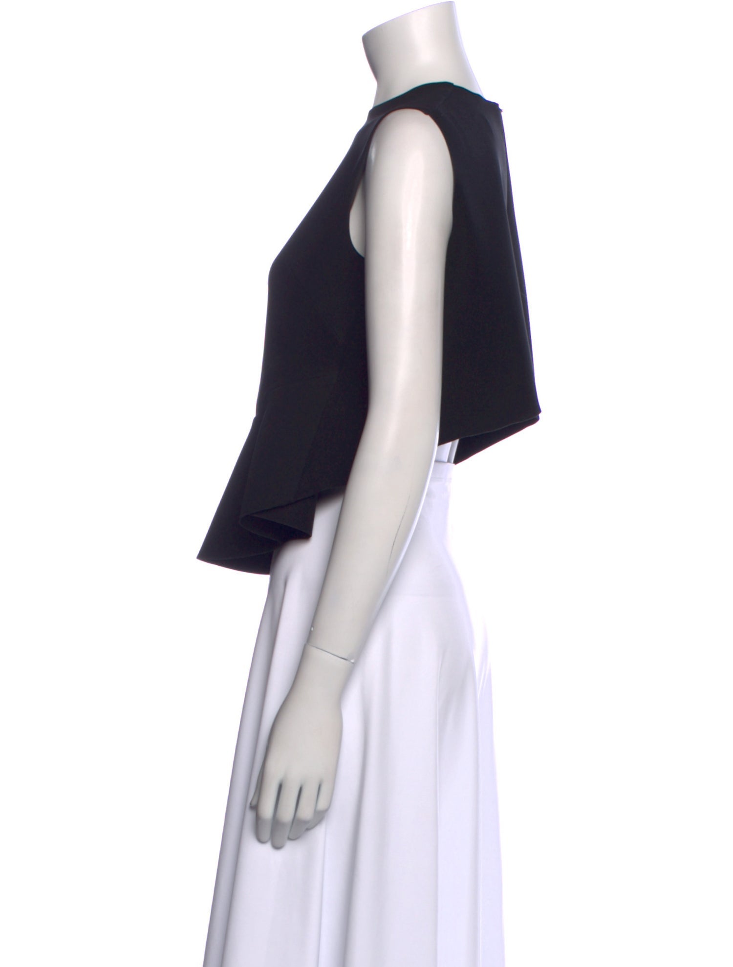 Balenciaga 2013 Crew Neck Crop Top