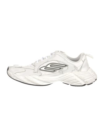 Balenciaga Leather Printed Athletic Sneakers