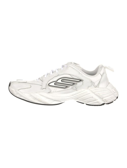 Balenciaga Leather Printed Athletic Sneakers