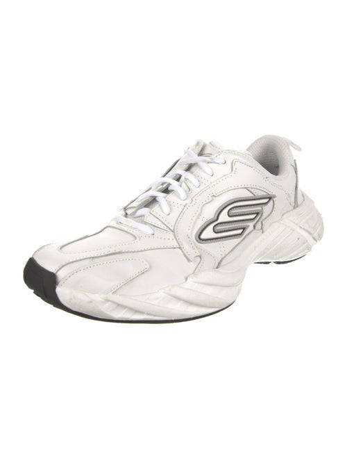 Balenciaga Leather Printed Athletic Sneakers