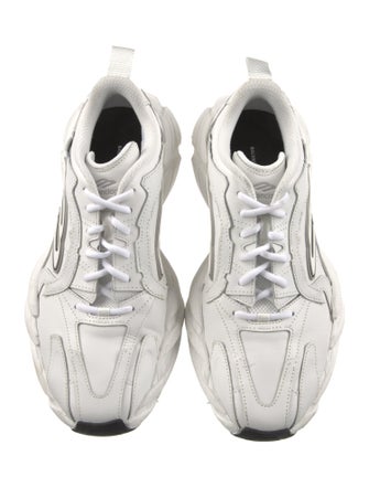 Balenciaga Leather Printed Athletic Sneakers