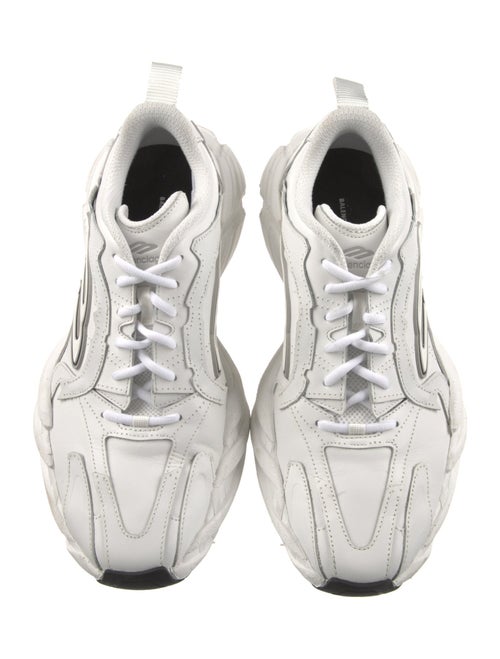 Balenciaga Leather Printed Athletic Sneakers