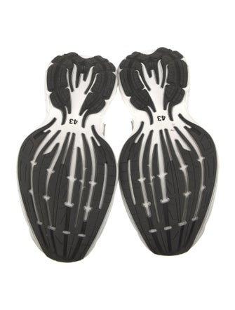 Balenciaga Leather Printed Athletic Sneakers