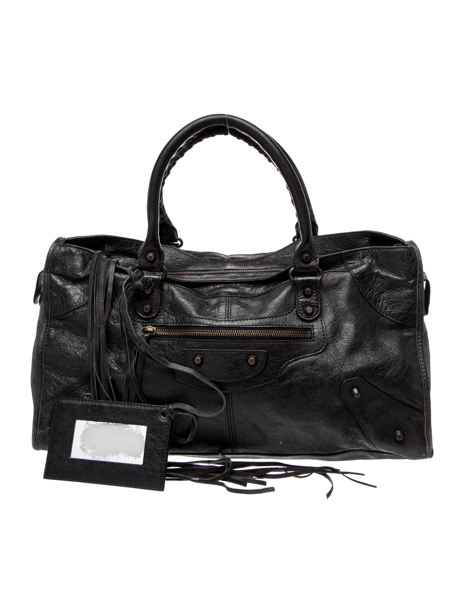 Balenciaga Leather Motocross Classic City