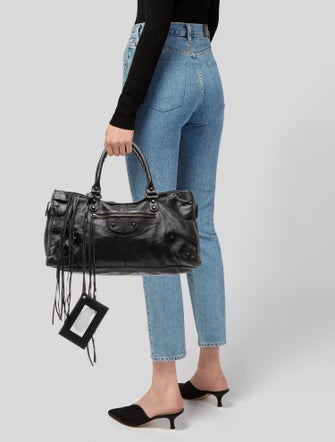 Balenciaga Leather Motocross Classic City