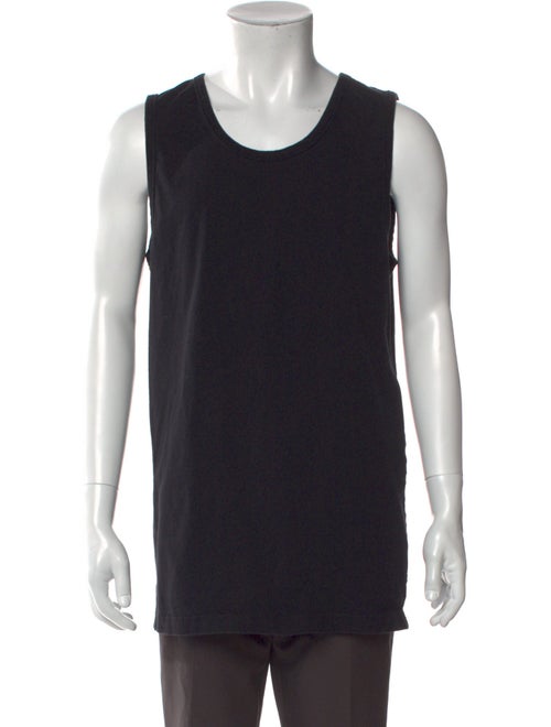 Balenciaga Signature Logo Scoop Neck T-Shirt