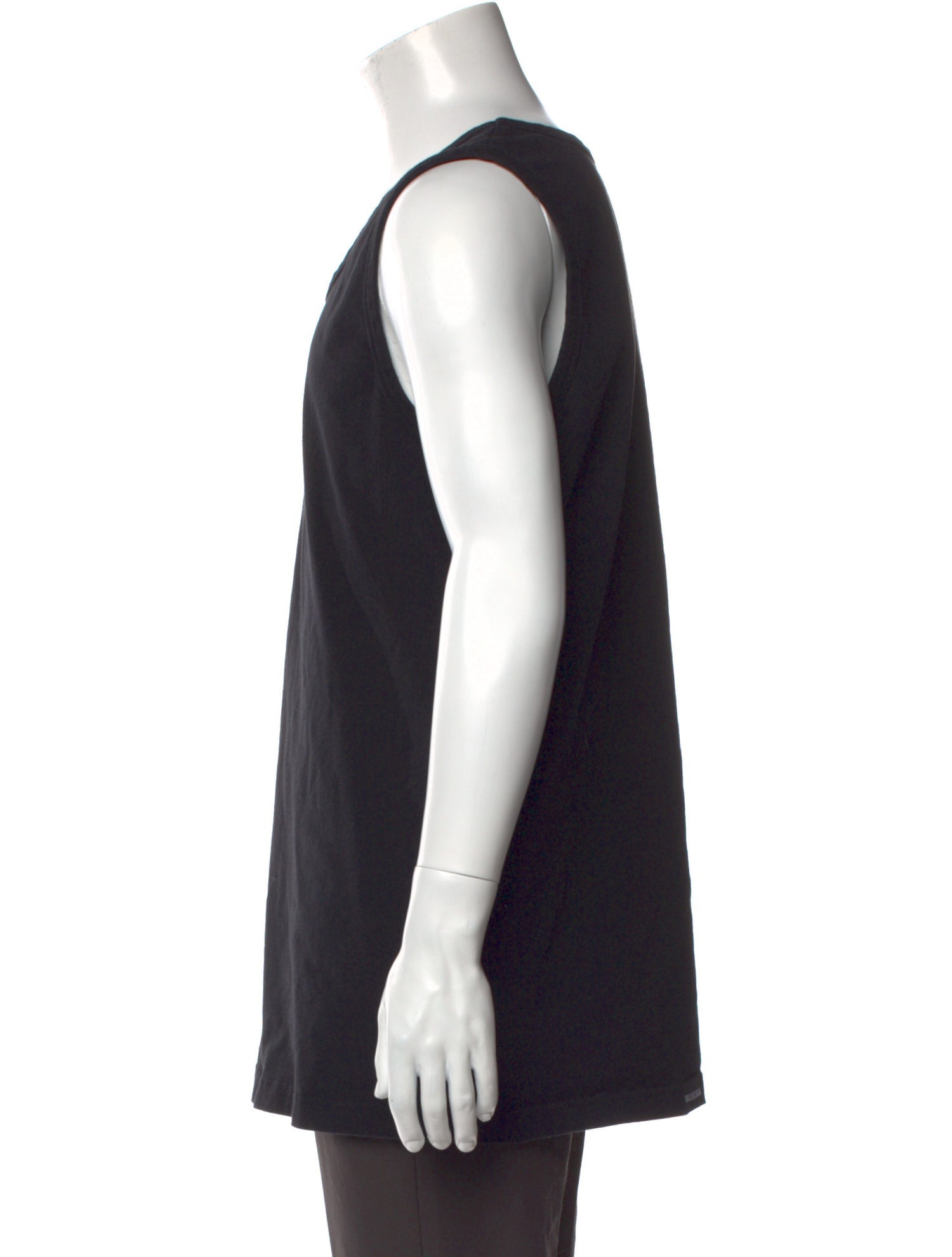 Balenciaga Signature Logo Scoop Neck T-Shirt