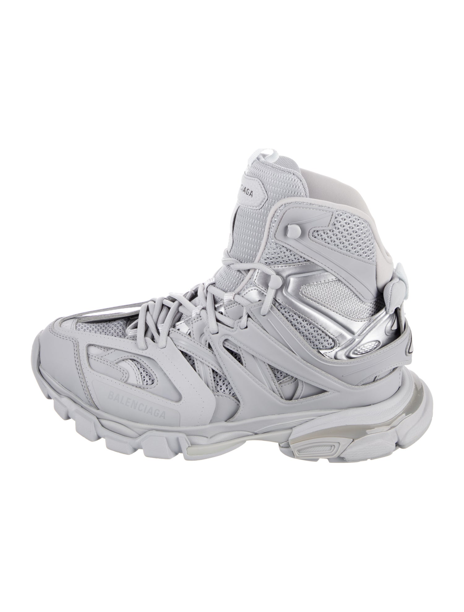 Balenciaga Mesh Lace-Up Boots