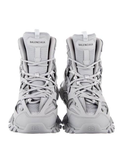 Balenciaga Mesh Lace-Up Boots