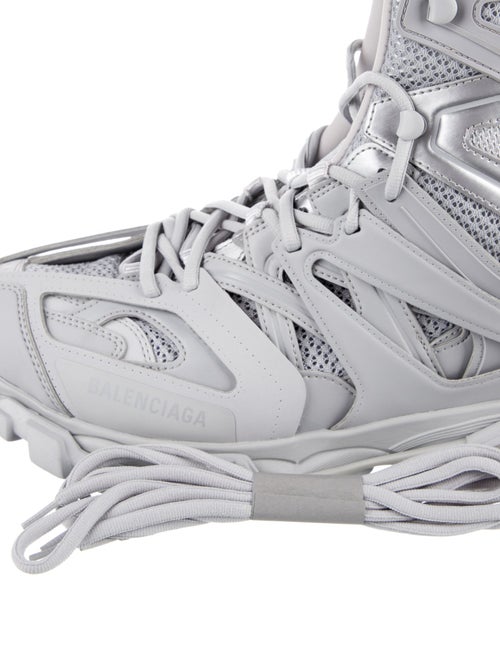 Balenciaga Mesh Lace-Up Boots