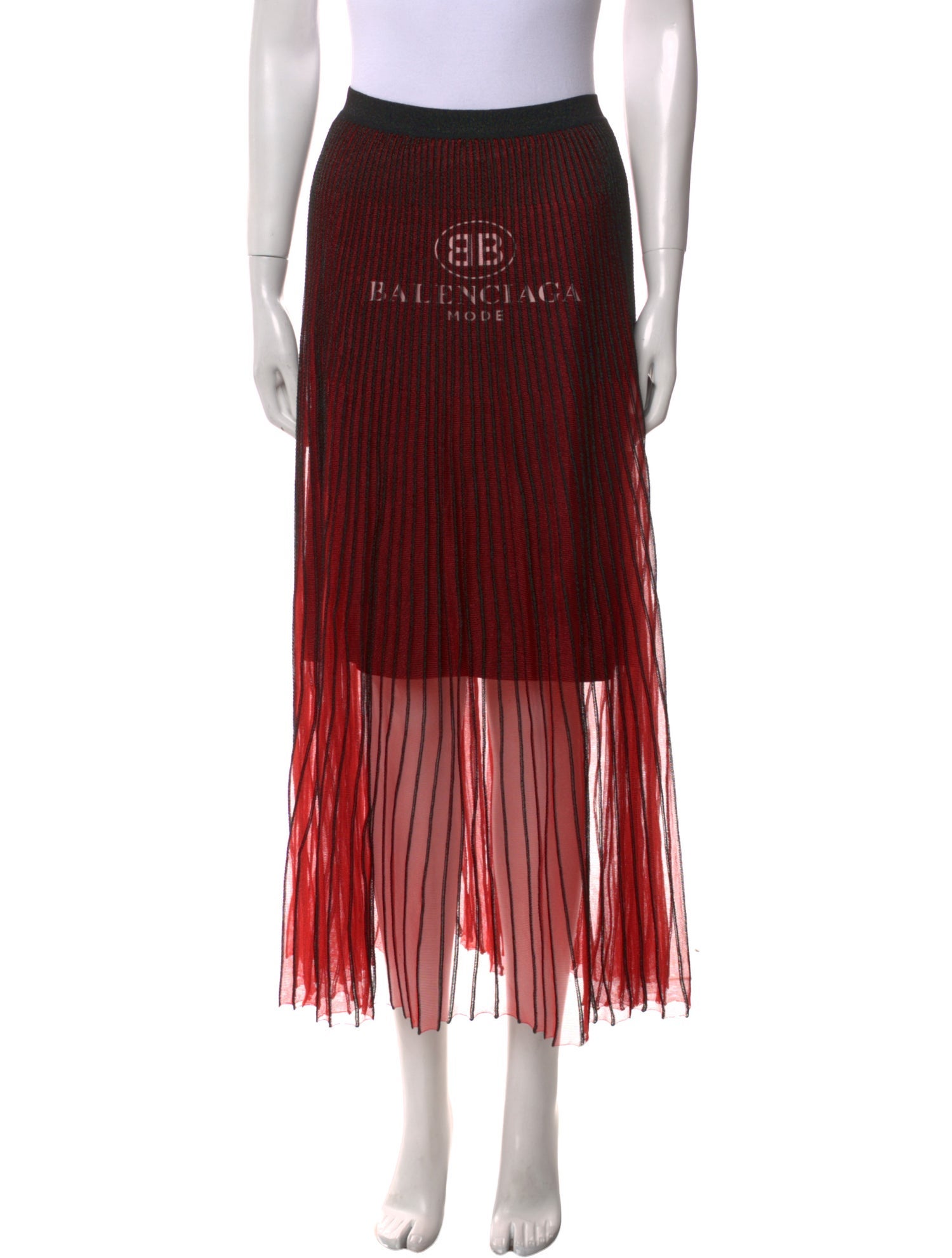 Balenciaga 2017 Midi Length Skirt
