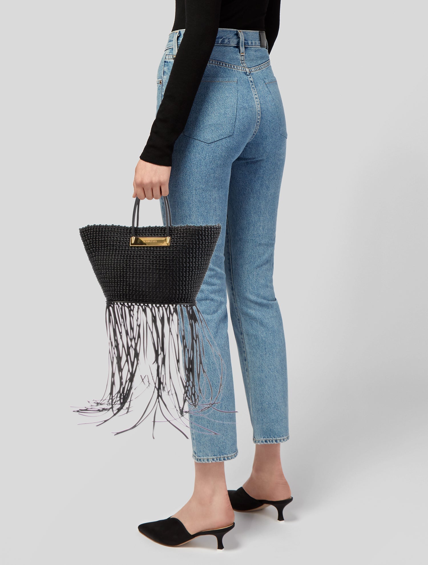 Balenciaga Leather Top Handle Bag