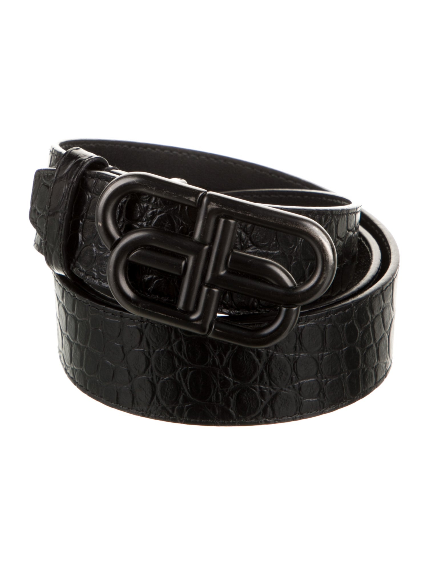 Balenciaga Skinny Leather Waist Belt