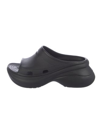 Balenciaga x Crocs Rubber Slingback Sandals