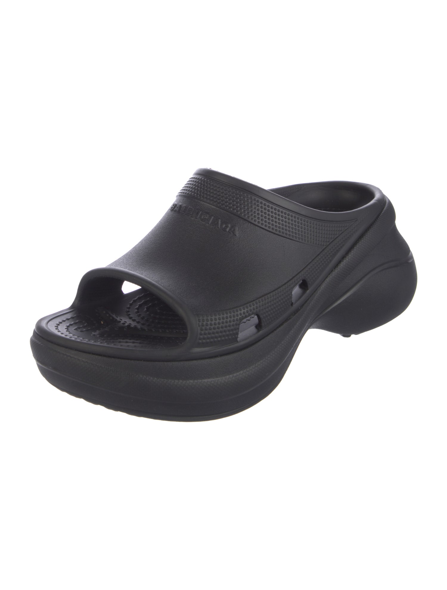 Balenciaga x Crocs Rubber Slingback Sandals