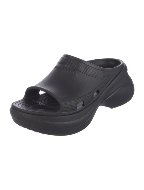 Balenciaga x Crocs Rubber Slingback Sandals