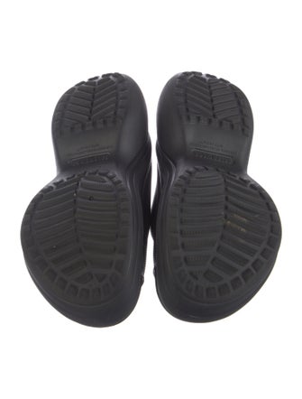 Balenciaga x Crocs Rubber Slingback Sandals