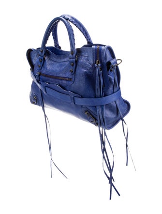 Balenciaga Leather Motocross Classic City