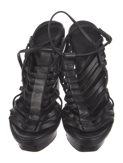 Balenciaga Leather Slingback Pumps