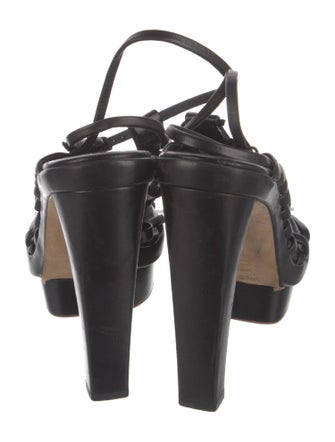 Balenciaga Leather Slingback Pumps