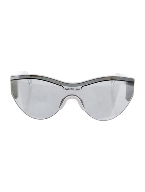Balenciaga Shield Mirrored Sunglasses