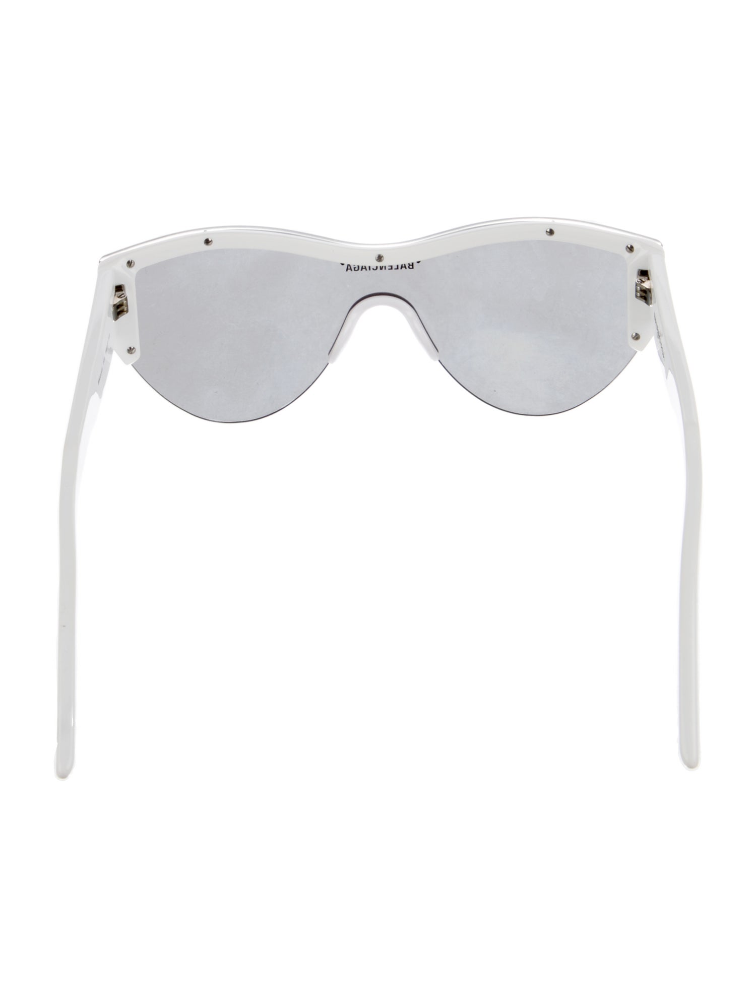 Balenciaga Shield Mirrored Sunglasses