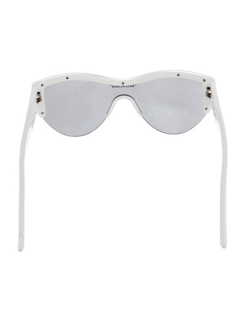 Balenciaga Shield Mirrored Sunglasses
