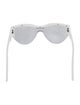 Balenciaga Shield Mirrored Sunglasses