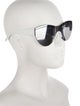 Balenciaga Shield Mirrored Sunglasses