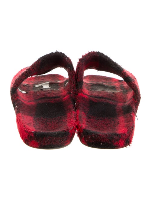Balenciaga Printed Embroidered Accent Slides