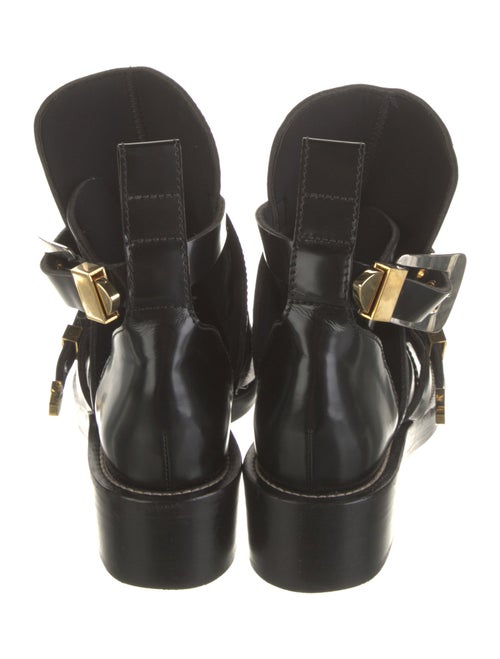 Balenciaga Leather Combat Boots